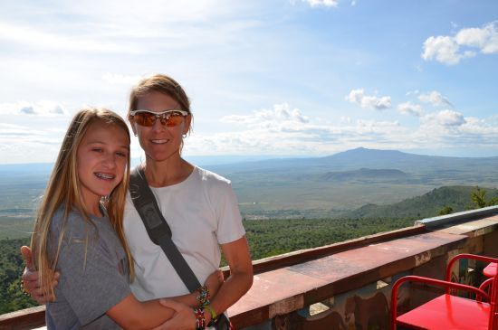 Robin and Aubrey at the Rift Valley Observation Peak