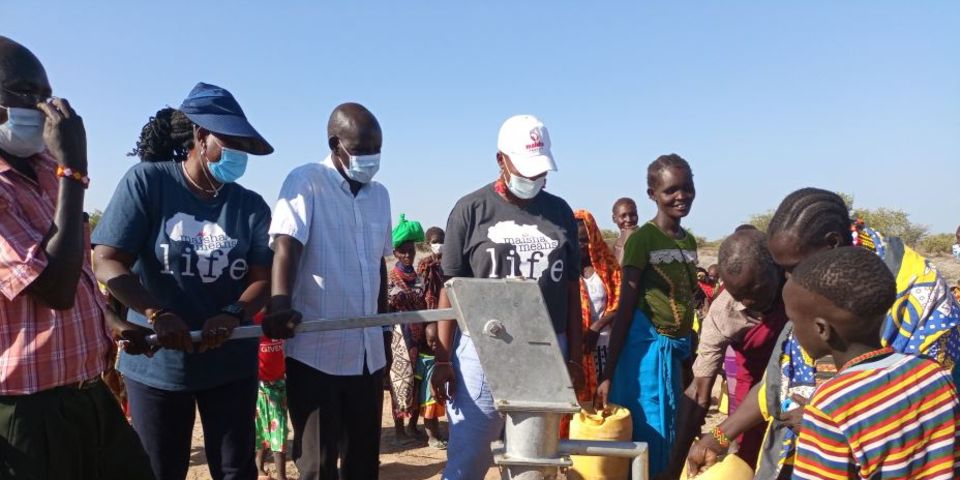 Joy as remote Turkana village gets first fresh water borehole